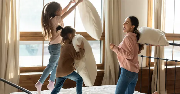 Layers of a high-quality mattress